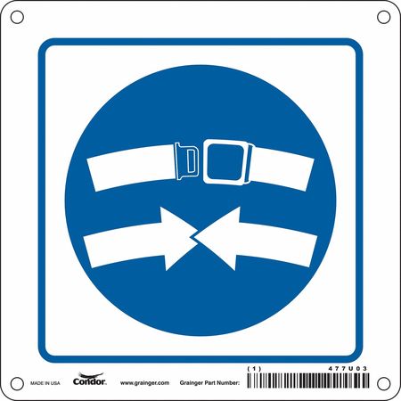 Traffic Sign,6" W,6" H,0.055" Thickness