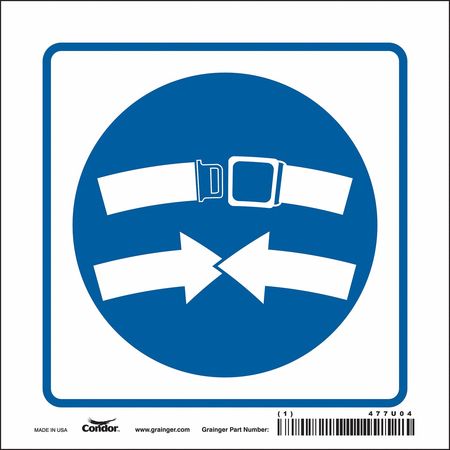 Traffic Sign,6" W,6" H,0.004" Thickness