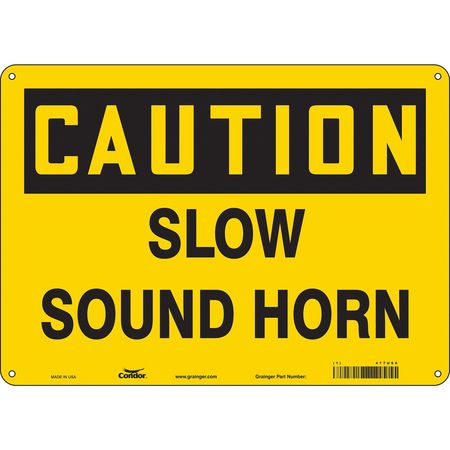 Traffic Sign,14"w,10" H,0.055" Thickness