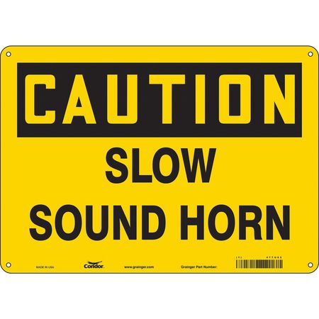 Traffic Sign,14"w,10" H,0.004" Thickness