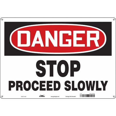 Traffic Sign,20"w,14" H,0.055" Thickness