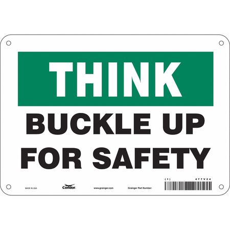 Traffic Sign,10" W,7" H,0.055" Thickness