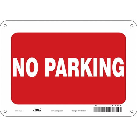 Traffic Sign,10" W,7" H,0.055" Thickness