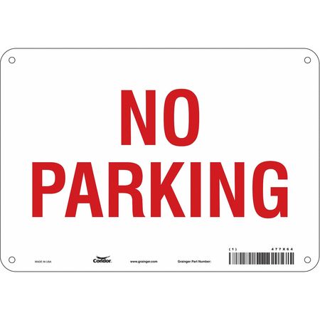 Traffic Sign,10" W,7" H,0.055" Thickness