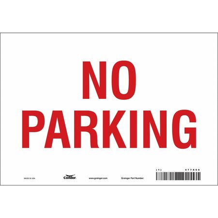 Traffic Sign,10" W,7" H,0.004" Thickness