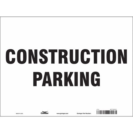 Traffic Sign,24"w,18" H,0.004" Thickness