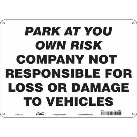 Traffic Sign,14"w,10" H,0.055" Thickness