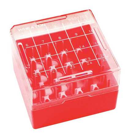 Freezer Box,red,pk10 (1 Units In Pk)