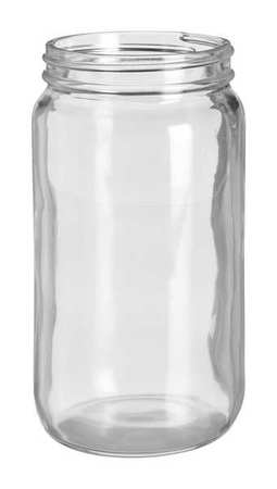 Safety Coated Jar,16 Oz,pk12 (1 Units In