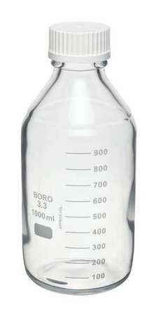 Safety Coated Media Bottle,1000ml,pk12 (