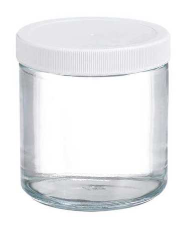 Glass Jar,16 Oz,pk12 (1 Units In Pk)