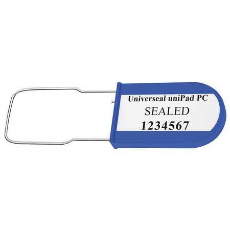 Padlock Seal,blue,acrylic,pk50 (1 Units