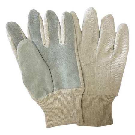 Canvas Gloves,9-1/2",l,natural,pr (1 Uni