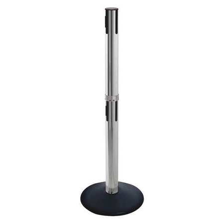 Belt Barrier Receiver Post,aluminum (1 U