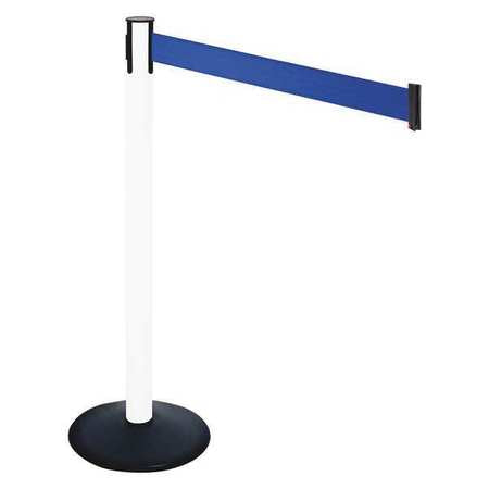 Barrier Post,pvc Post,blue Belt (1 Units