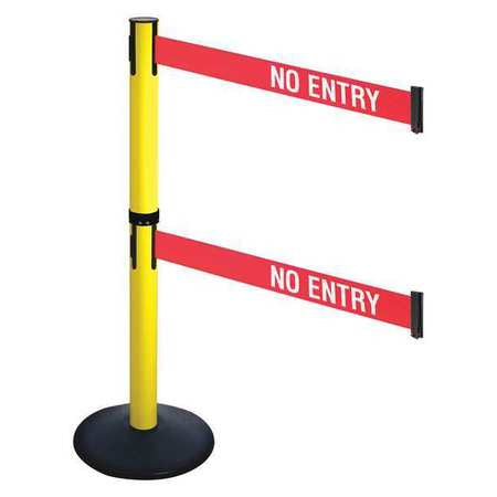 Barrier Post,black,no Entry,cast Iron (1