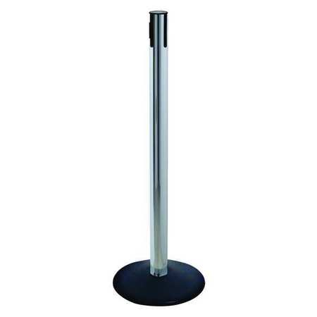 Belt Barrier Receiver Post,black,sloped