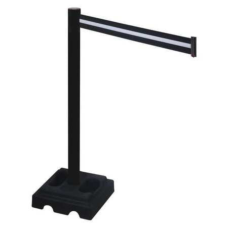 Barrier Post,black,black/white Belt (1 U