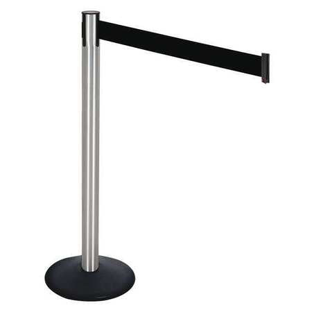 Barrier Post,black Belt,cast Iron Base (