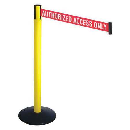 Barrier Post,aluminum Post,3in. Belt W (