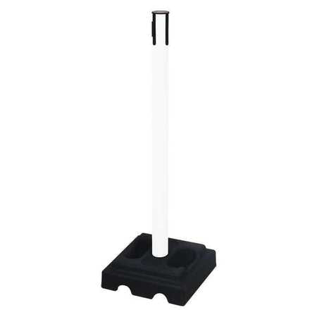 Belt Barrier Receiver Post,white Color (