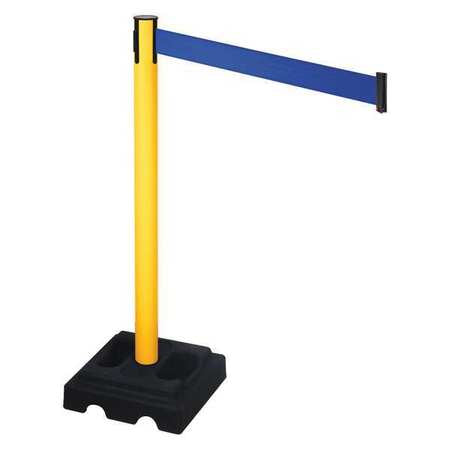 Barrier Post,black Post,blue Belt,square