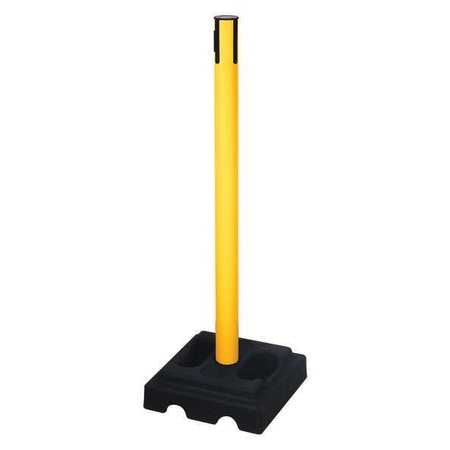 Belt Barrier Receiver Post,yellow Color