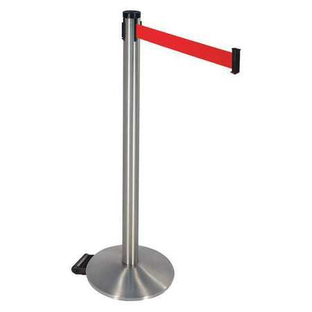 Barrier Post,red Belt,w/wheels,sloped (1