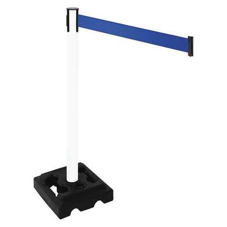 Barrier Post,black,blue Belt,hdpe (1 Uni