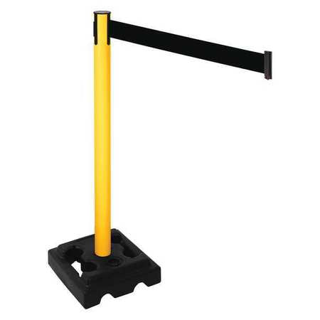 Barrier Post,black,black Belt,hdpe (1 Un