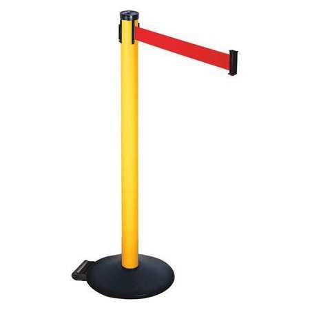 Barrier Post,red Belt,2 In. Belt W (1 Un