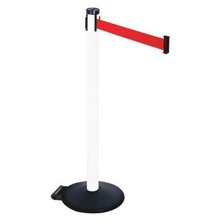 Barrier Post,red Belt,2 In. Belt W (1 Un