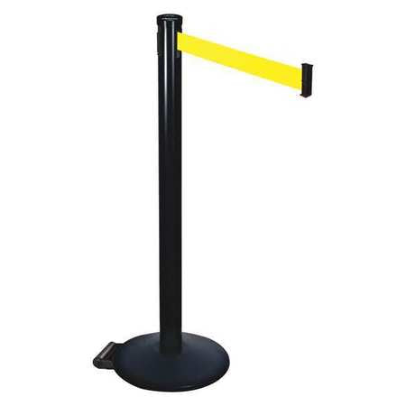 Barrier Post,2 In. Belt W,10 Ft. Belt L