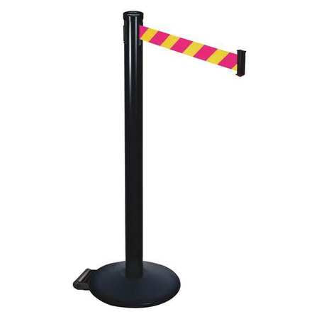 Barrier Post,magenta/ylw Belt,2in Belt W