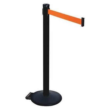 Barrier Post,2 In. Belt W,10 Ft. Belt L