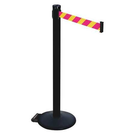 Barrier Post,magenta/ylw Belt,2in Belt W