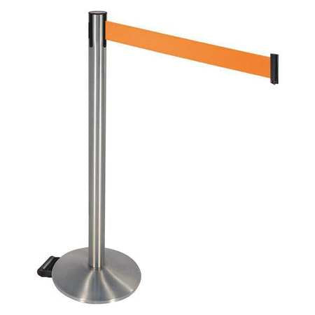 Barrier Post,satin Ss,gray,w/wheels (1 U