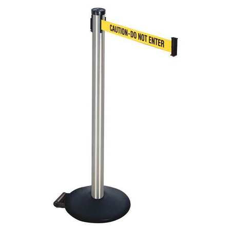 Barrier Post,satin Ss,ylw/blk Text,black