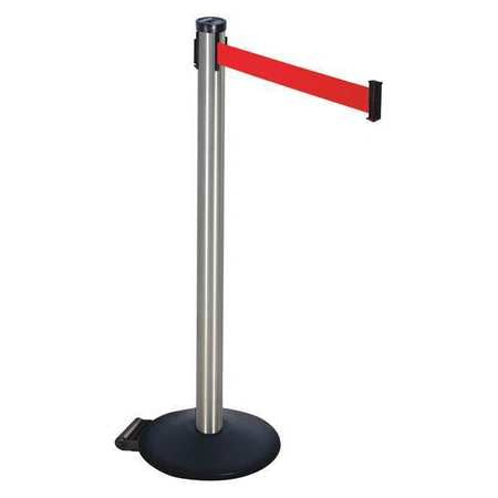 Barrier Post,red Belt,2 In. Belt W (1 Un