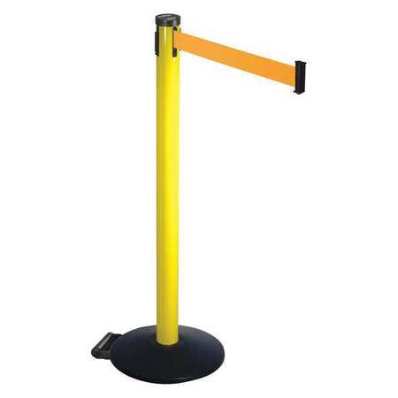 Barrier Post,orange Belt,2 In. Belt W (1