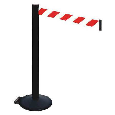 Barrier Post,red/white Belt,w/wheels (1