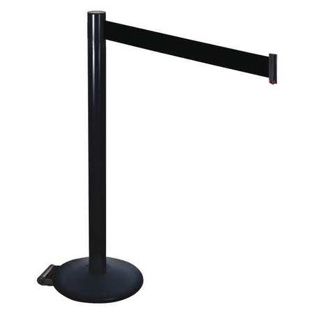 Barrier Post,black,black Belt,w/wheels (