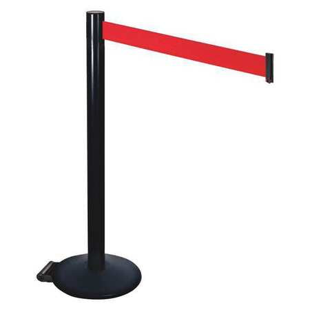 Barrier Post,black,red Belt,w/wheels (1