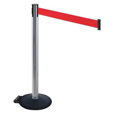 Barrier Post,black,red Belt,w/wheels (1