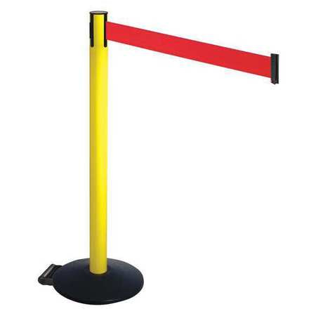 Barrier Post,black,red Belt,w/wheels (1