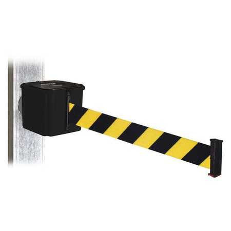 Belt Barrier,magnet,blk/ylw Belt,15ft. L