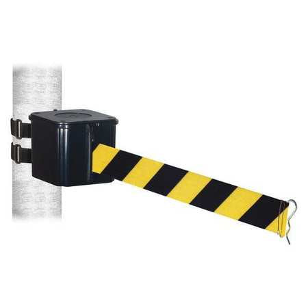 Belt Barrier,black,black/ylw Belt,15ft L