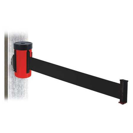 Belt Barrier,red,magnet,blk Belt,10ft. L