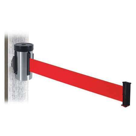 Belt Barrier,satin Ss,red Belt,10 Ft. L