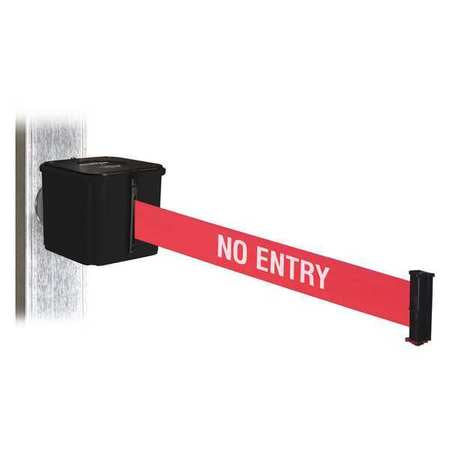 Belt Barrier,blk,4inh,rd/white Text Belt